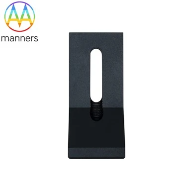 Páirteanna Alúmanam Meaisínithe CNC Anodizing Dubh